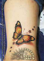 butterfly tattoo ,3d butterfly tattoo , butterfly with star, star tattoo , 3d tattoos, guptram , tattoo shop in delhi,best attoo artist in delhi,tattoo stidio in delhi, small tattoos, creative tattoos,